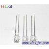 F5/5mm草帽长脚 超高亮白发蓝光 草帽灯珠 直插LED发光二极管