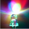 5MM 三色七彩 发光二极管 发光管 LED 快闪 七彩发光管 七彩LED
